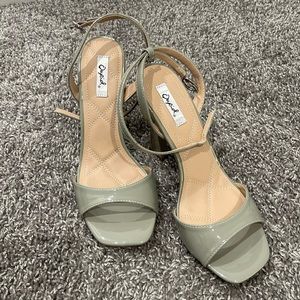 Cupid ankle strap heels